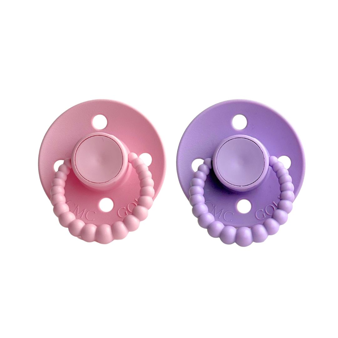 CMC Dummies Baby Pink + Lavender