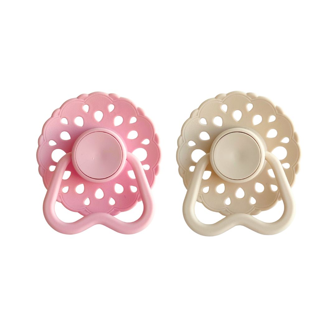 CMC 'Hold Me' Dummies Bloom Baby Pink + Oatmeal