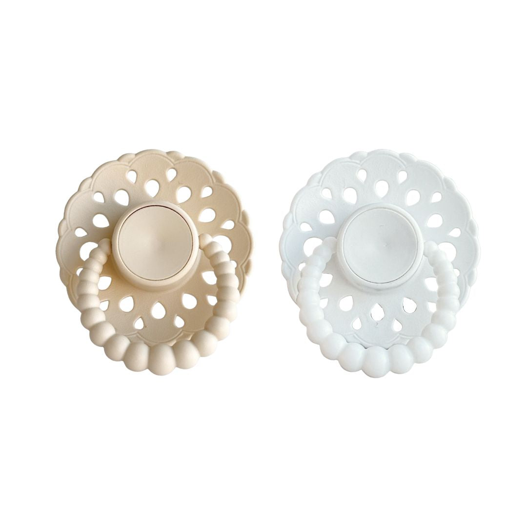 CMC 'Bubble' Dummies Bloom Oatmeal + White