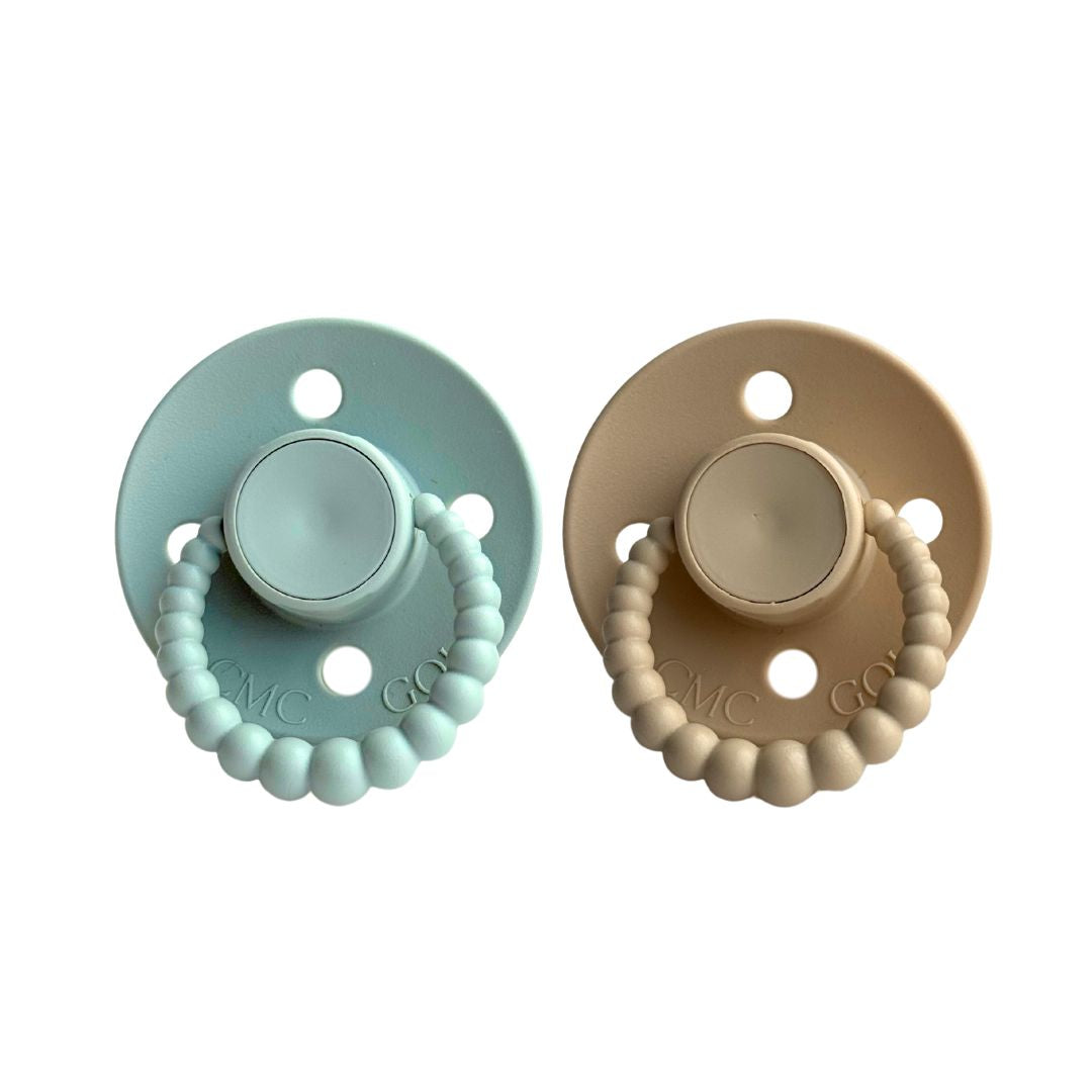 CMC 'Bubble' Dummies Sage + Almond