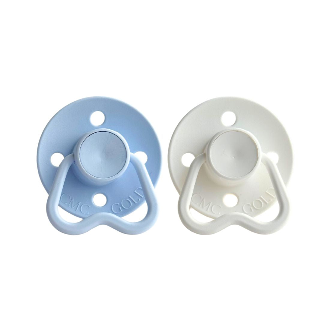 CMC 'Hold Me' Dummies Baby Blue + White