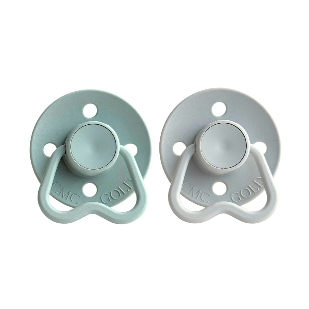 CMC 'Hold Me' Dummies Sage + Light Grey