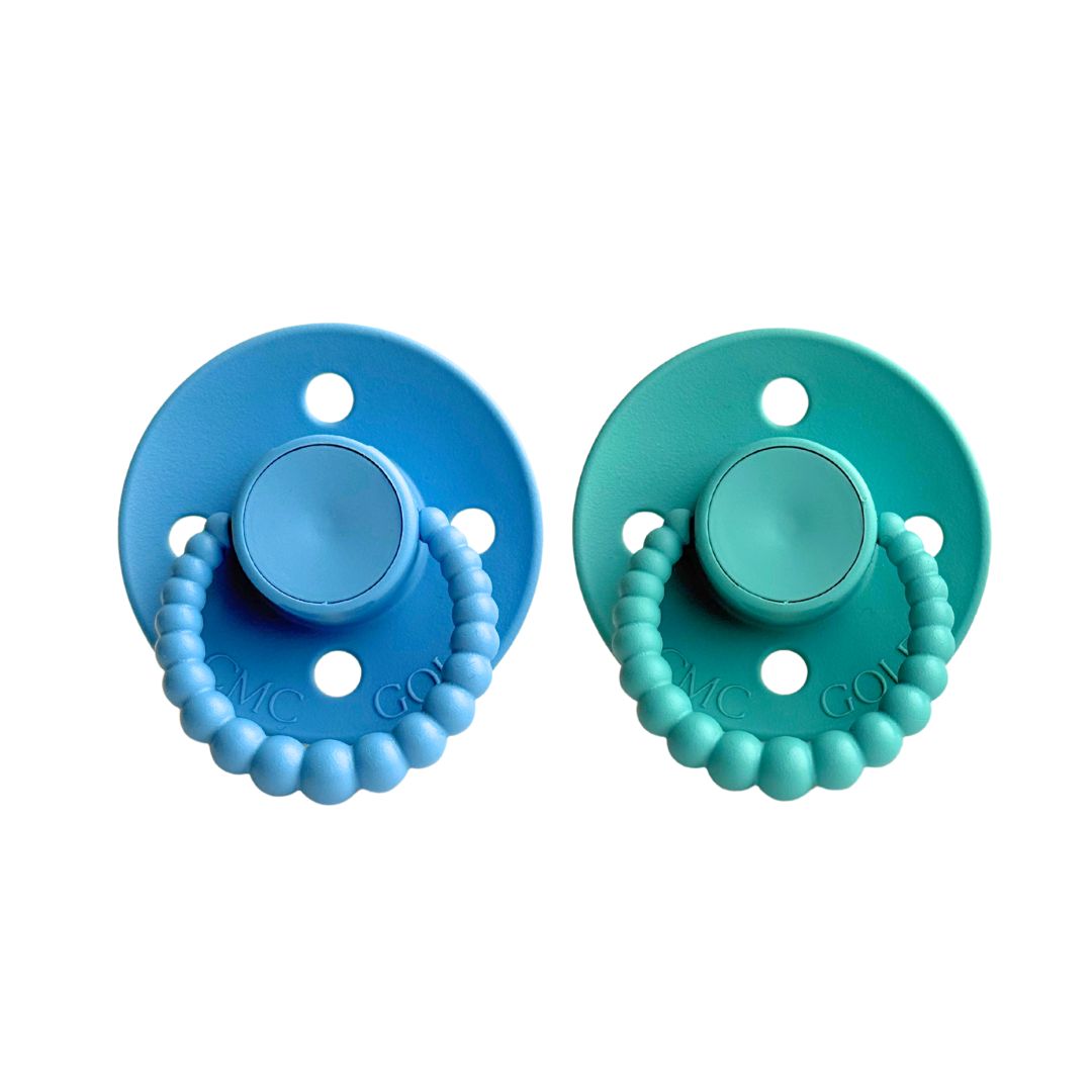 CMC 'Bubble' Dummies Lagoon Blue + Seafoam