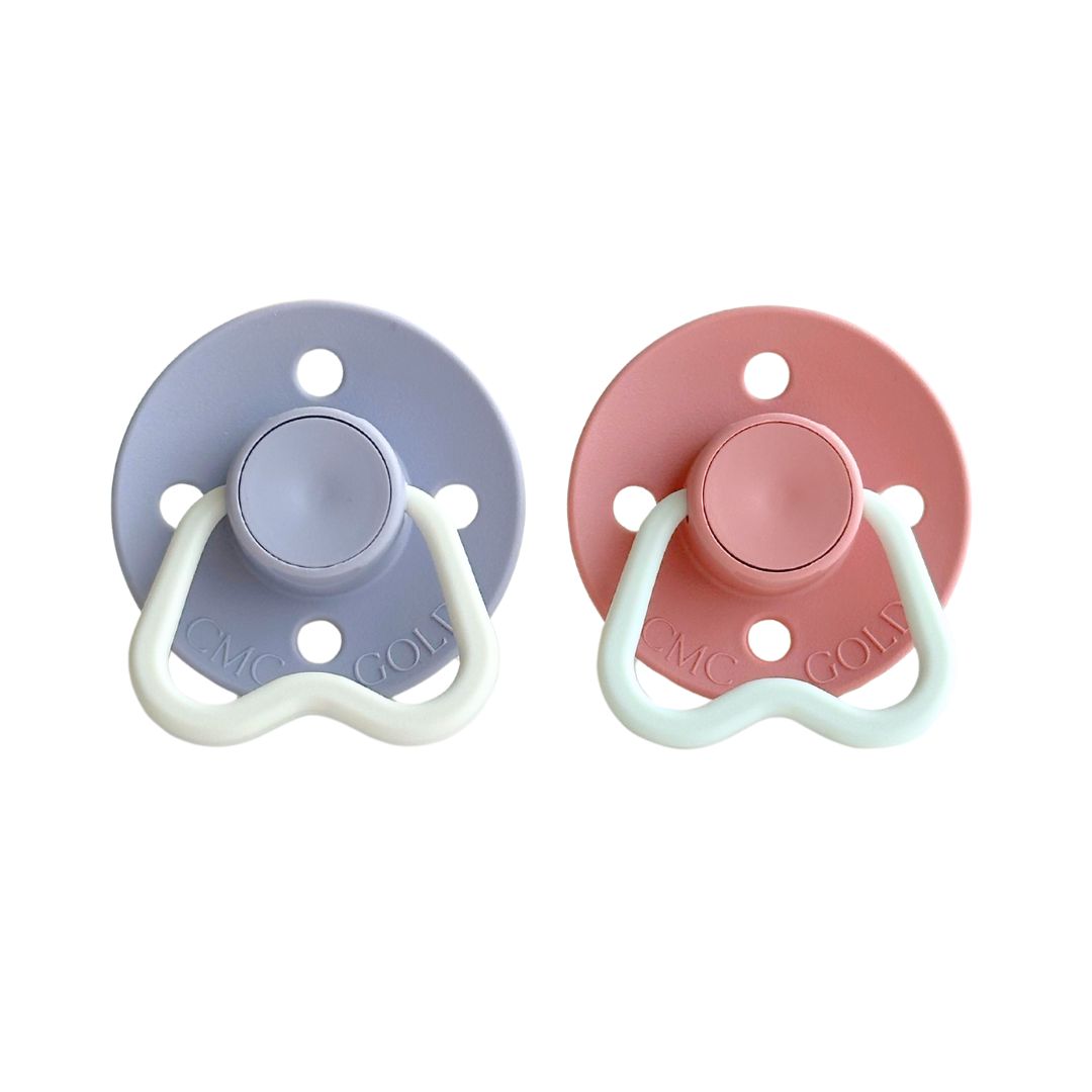 CMC 'Hold Me' GLOW IN THE DARK Dummies - Misty Lilac + Dusty Rose