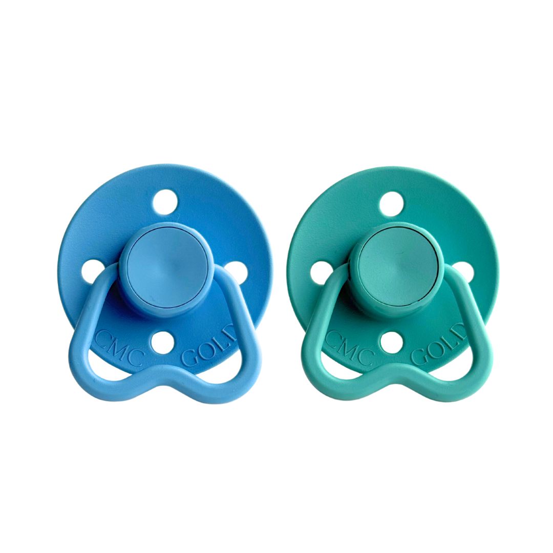 CMC 'Hold Me' Dummies Lagoon Blue + Seafoam