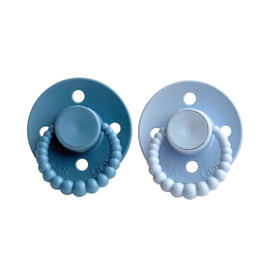 CMC 'Bubble' Dummies Petrol + Baby Blue