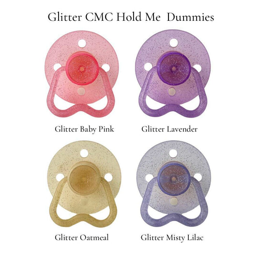CMC 'Hold Me' Dummies Glitter Range