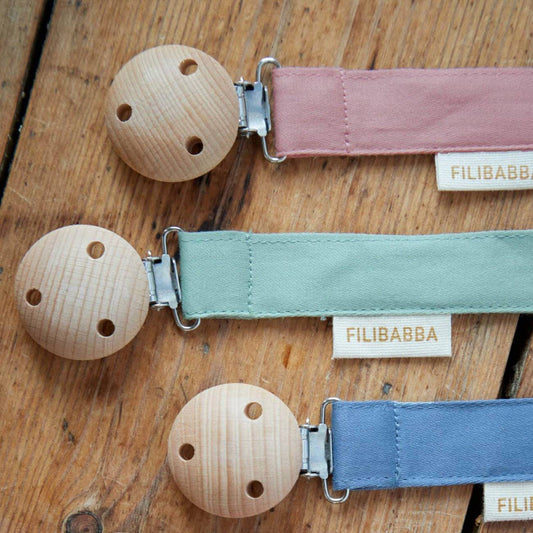 Filibabba Fabric Dummy Clips (Silicone Loop Closure)