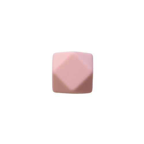 14mm Hexagon Silicone Beads