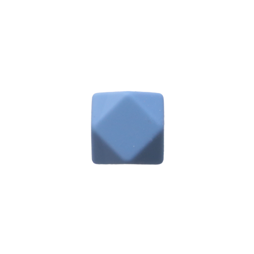 14mm Hexagon Silicone Beads