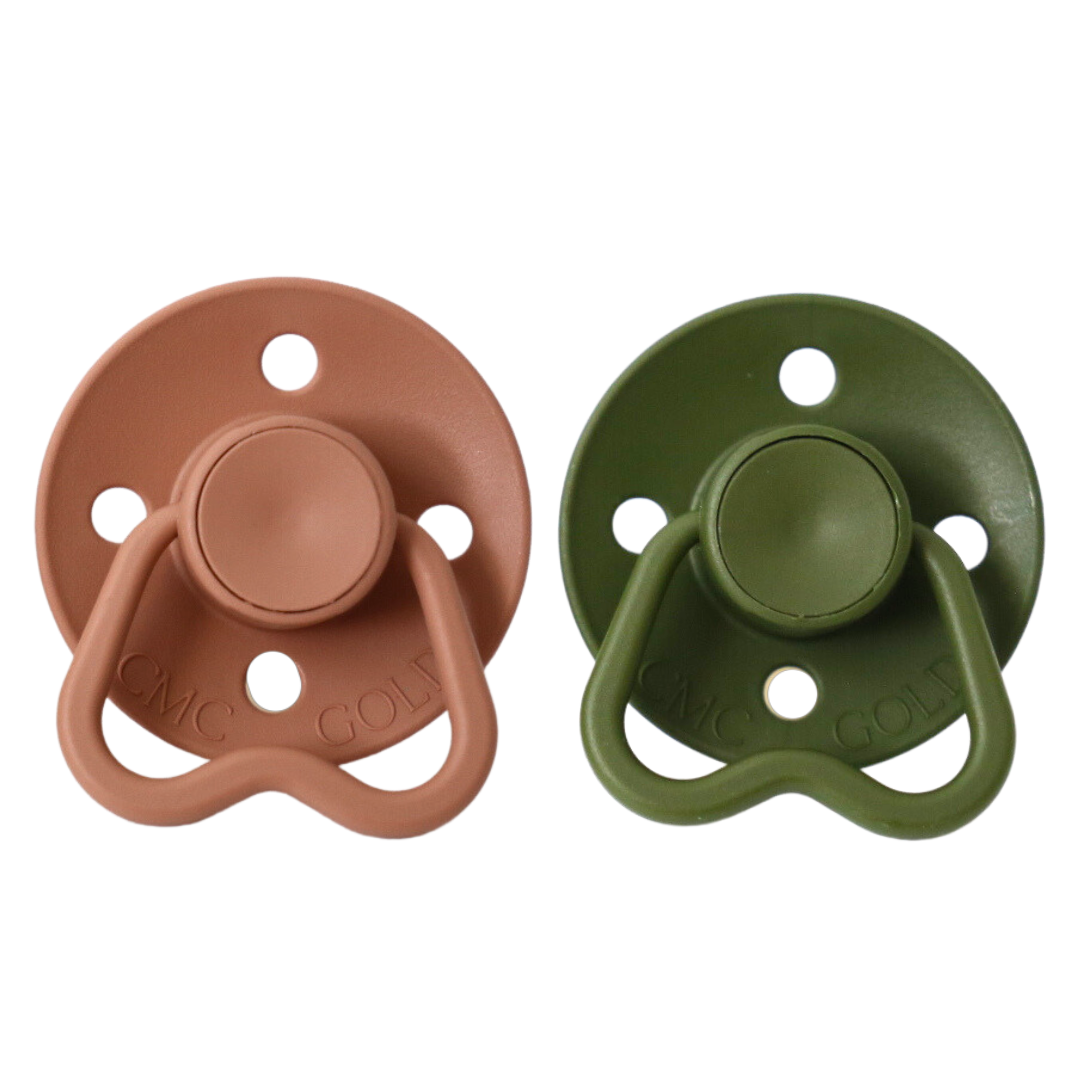 CMC 'Hold Me' Dummies Olive + Terracotta