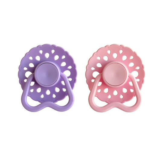 CMC 'Hold Me' Dummies Bloom Lavender + Baby Pink