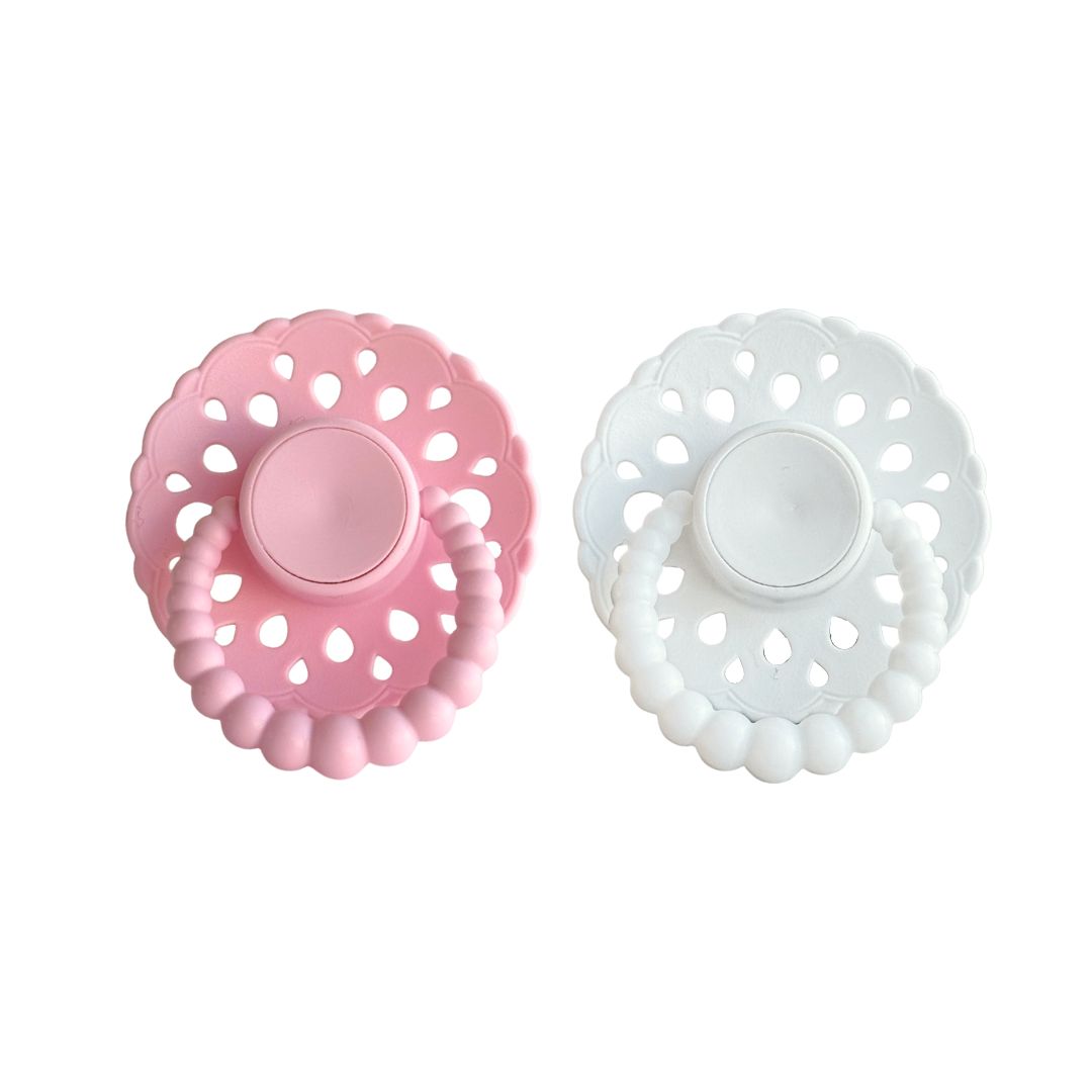 CMC 'Bubble' Dummies Bloom Baby Pink + White