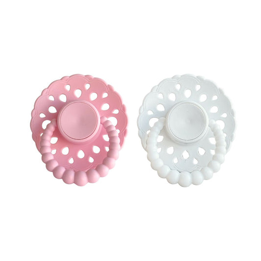 CMC 'Bubble' Dummies Bloom Baby Pink + White