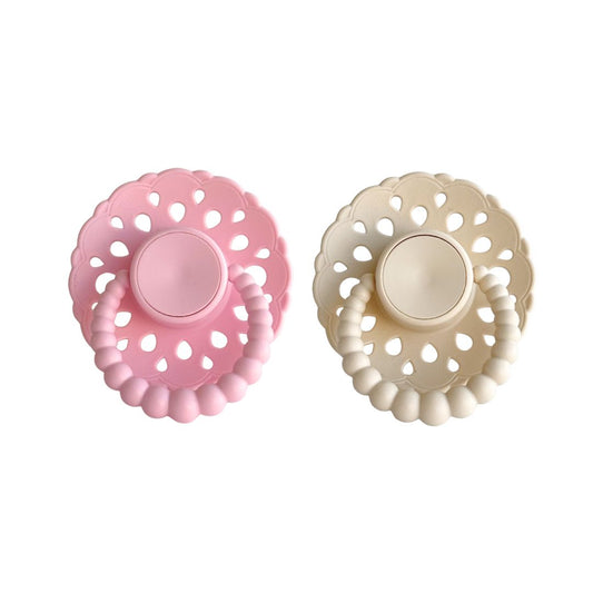 CMC 'Bubble' Dummies Bloom Baby Pink + Oatmeal