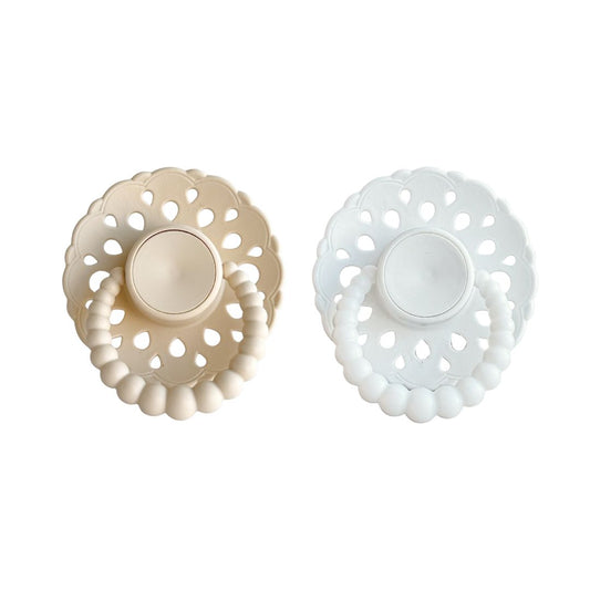 CMC 'Bubble' Dummies Bloom Oatmeal + White