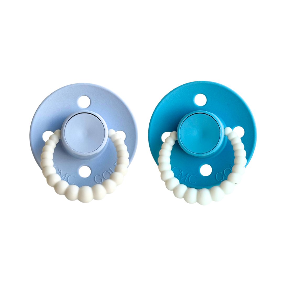 CMC 'Bubble' GLOW IN THE DARK Dummies - Baby Blue + Lagoon Blue