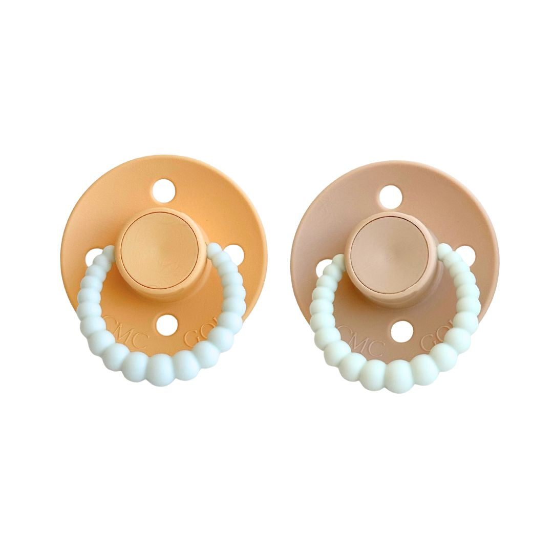 CMC 'Bubble' GLOW IN THE DARK Dummies - Apricot + Croissant