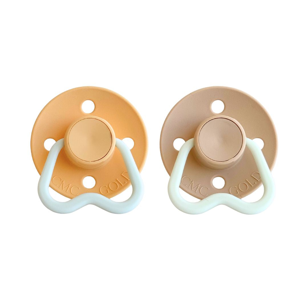 CMC 'Hold Me' GLOW IN THE DARK Dummies - Apricot + Croissant