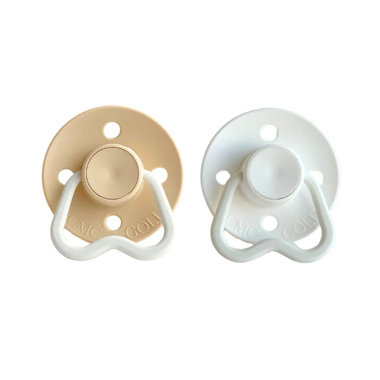 CMC 'Hold Me' GLOW IN THE DARK Dummies - Oatmeal + White