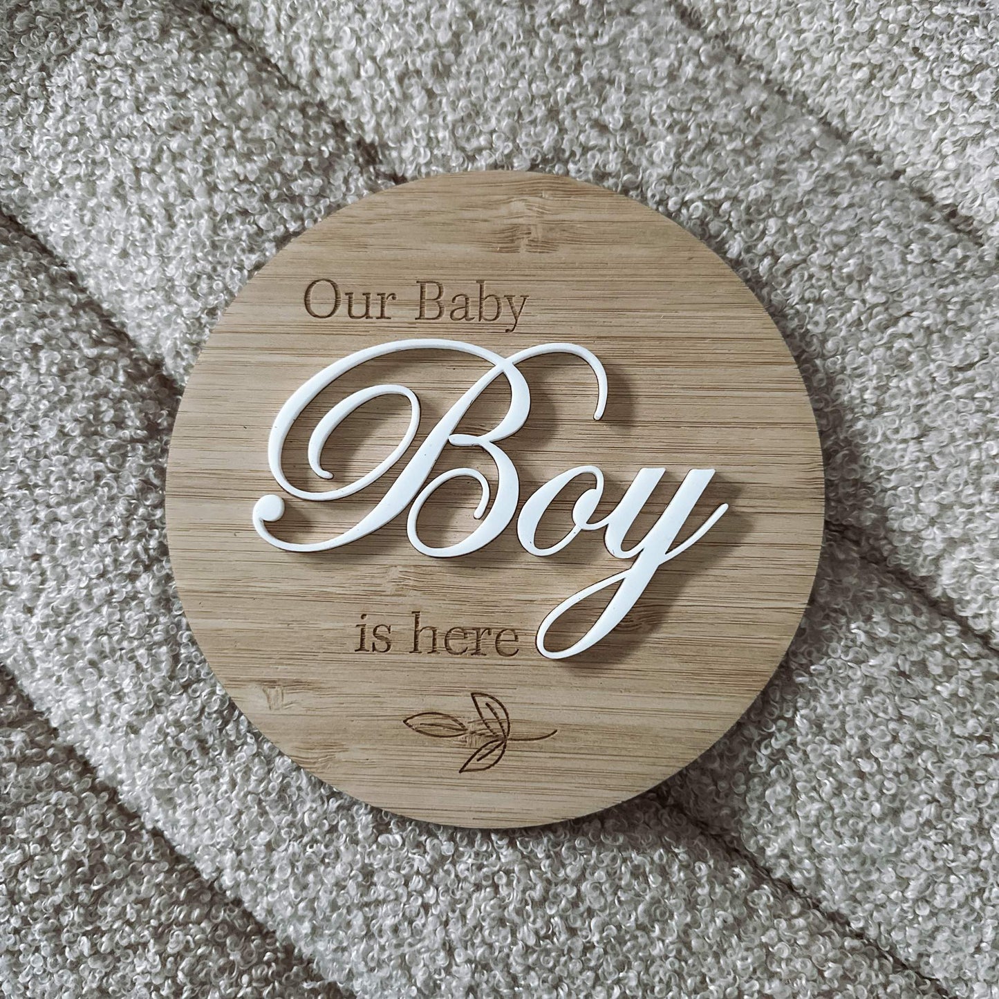 3D Birth Announcement - It's a Boy / Girl