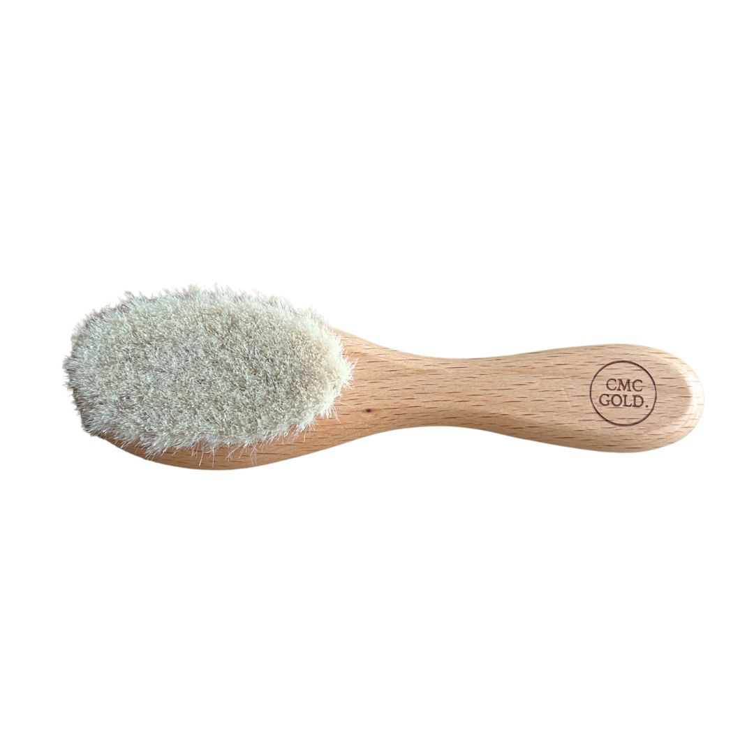 Wooden Baby Hair Brush (Soft Goat Bristles)