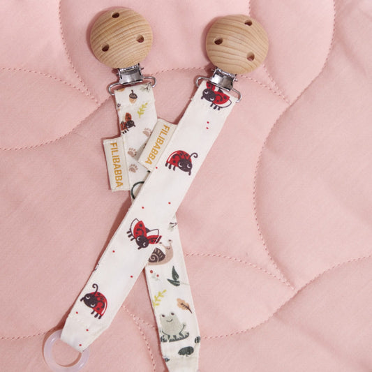 Filibabba Fabric Dummy Clips (Silicone Loop Closure)
