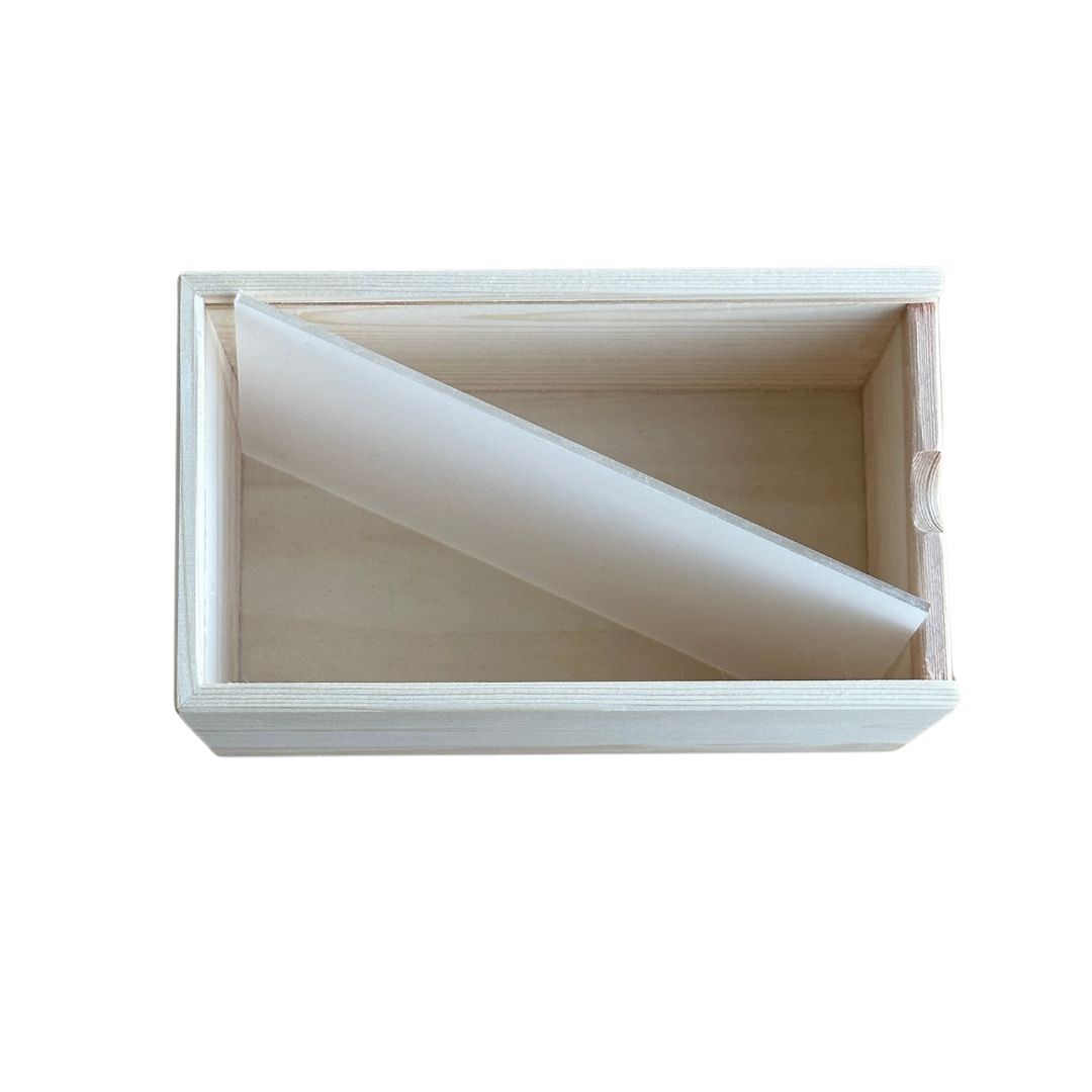 Plain Acrylic Lid Keepsake Box - Petite