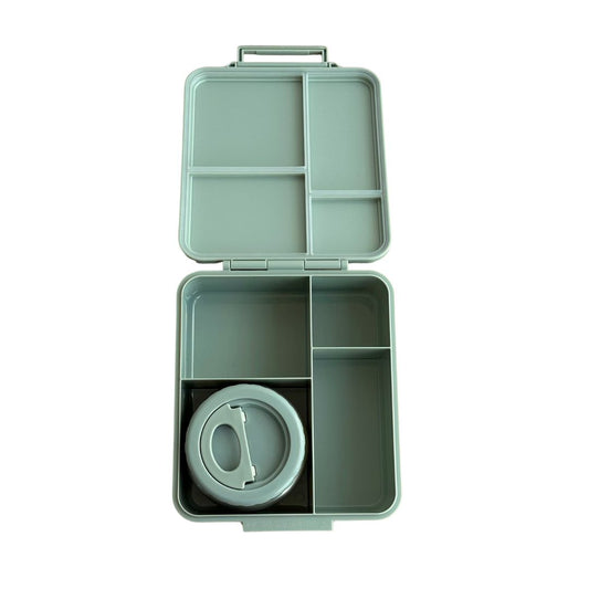 Tritan Bento Lunch Box With Food Jar (Sage)