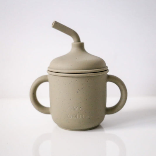 Silicone Sippy Cup With Straw