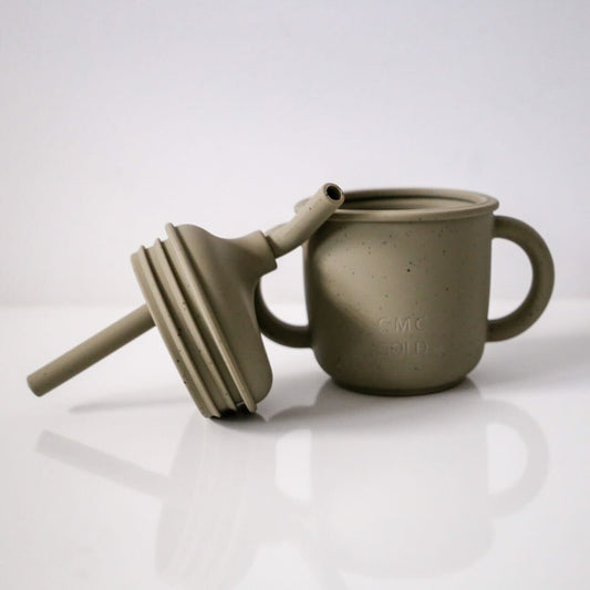 Silicone Sippy Cup With Straw