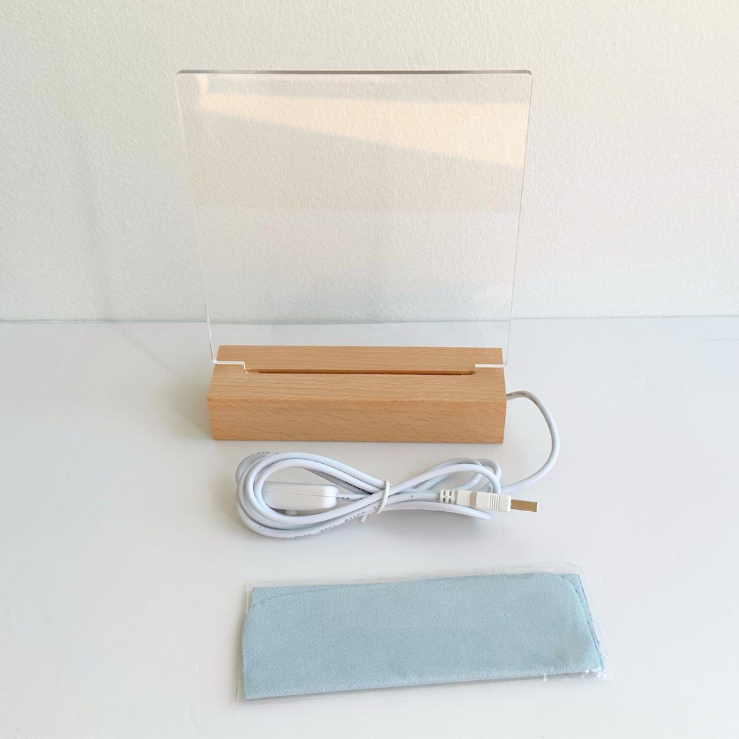 Acrylic Night Light (USB Operated) - Square