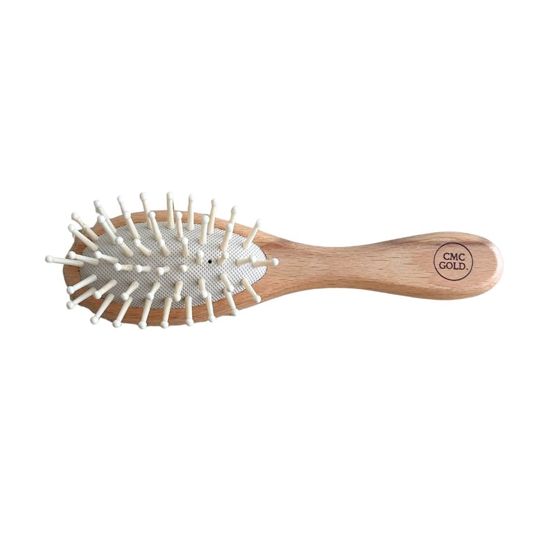 Wooden Toddler Hair Brush (Hard Bristles)