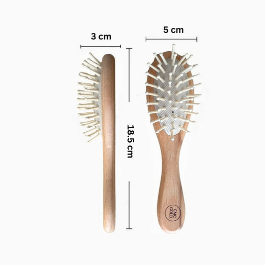 Wooden Toddler Hair Brush (Hard Bristles)