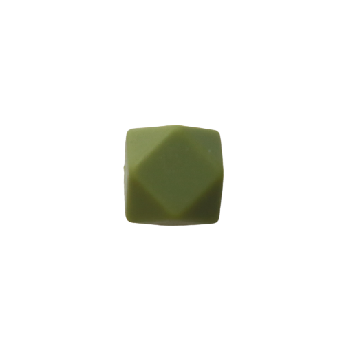 14mm Hexagon Silicone Beads