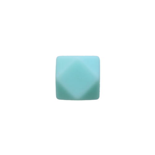 14mm Hexagon Silicone Beads