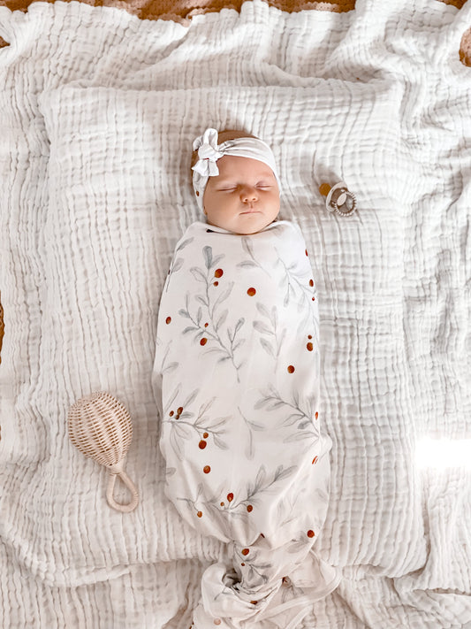 Leafy Dreams Swaddle Set