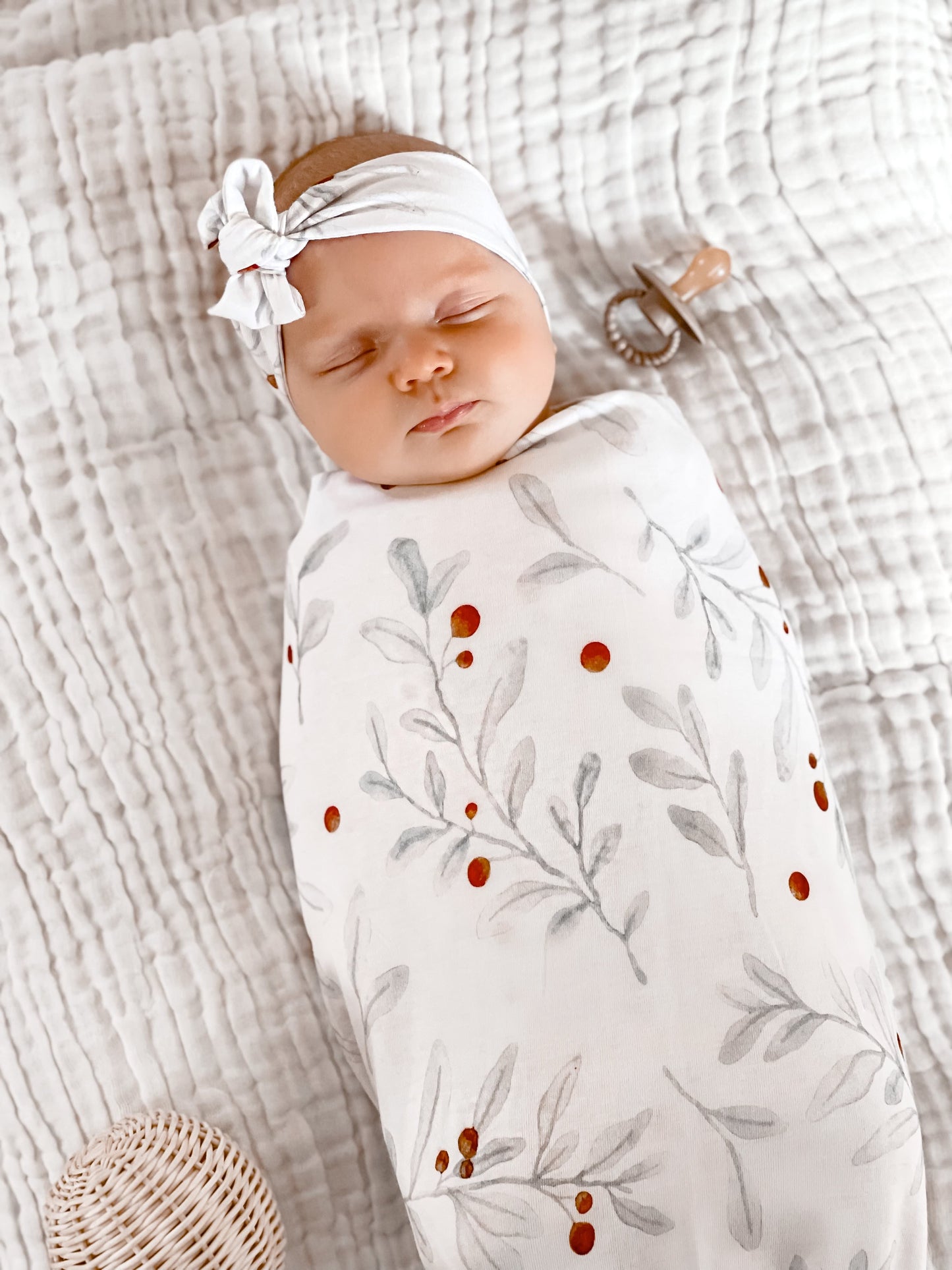 Leafy Dreams Swaddle Set